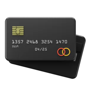 Tarjeta de credito de ejemplo manejables en app de finanzas personales